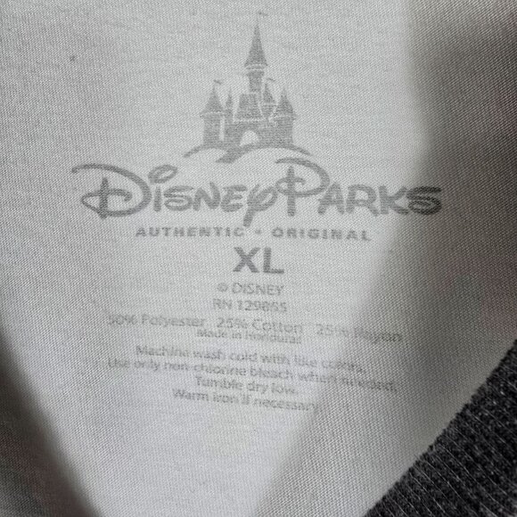 Disney Parks Beauty and the Beast Baseball Style‎ Shirt XL Women's 3/4 Sleeves - Picture 7 of 8